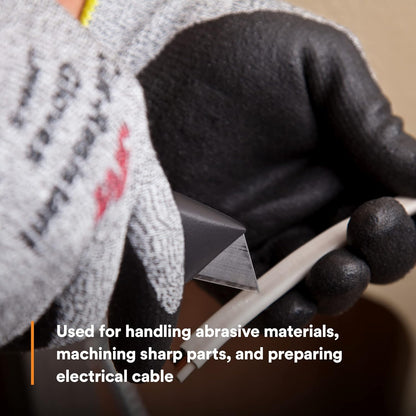 3M Comfort Grip Gloves, Cut Resistant ANSI 3, Size XL, 1 Pair, CGXL-CR, Nitrile Cutting Gloves, Medium-Duty, Washable, Knit-Cuffed, Long Lasting Durability