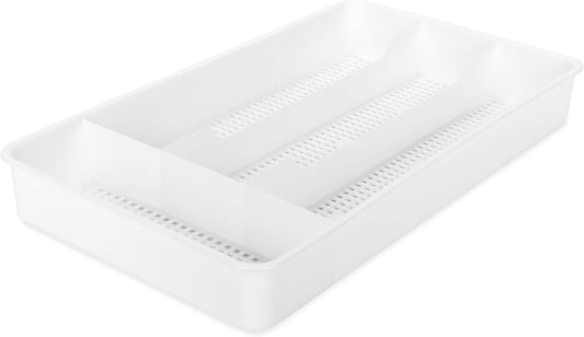 43508 Cutlery Tray - Designed for RV and Compact Kitchen Drawers - Easily Organize and Store Kitchen Flatware - White