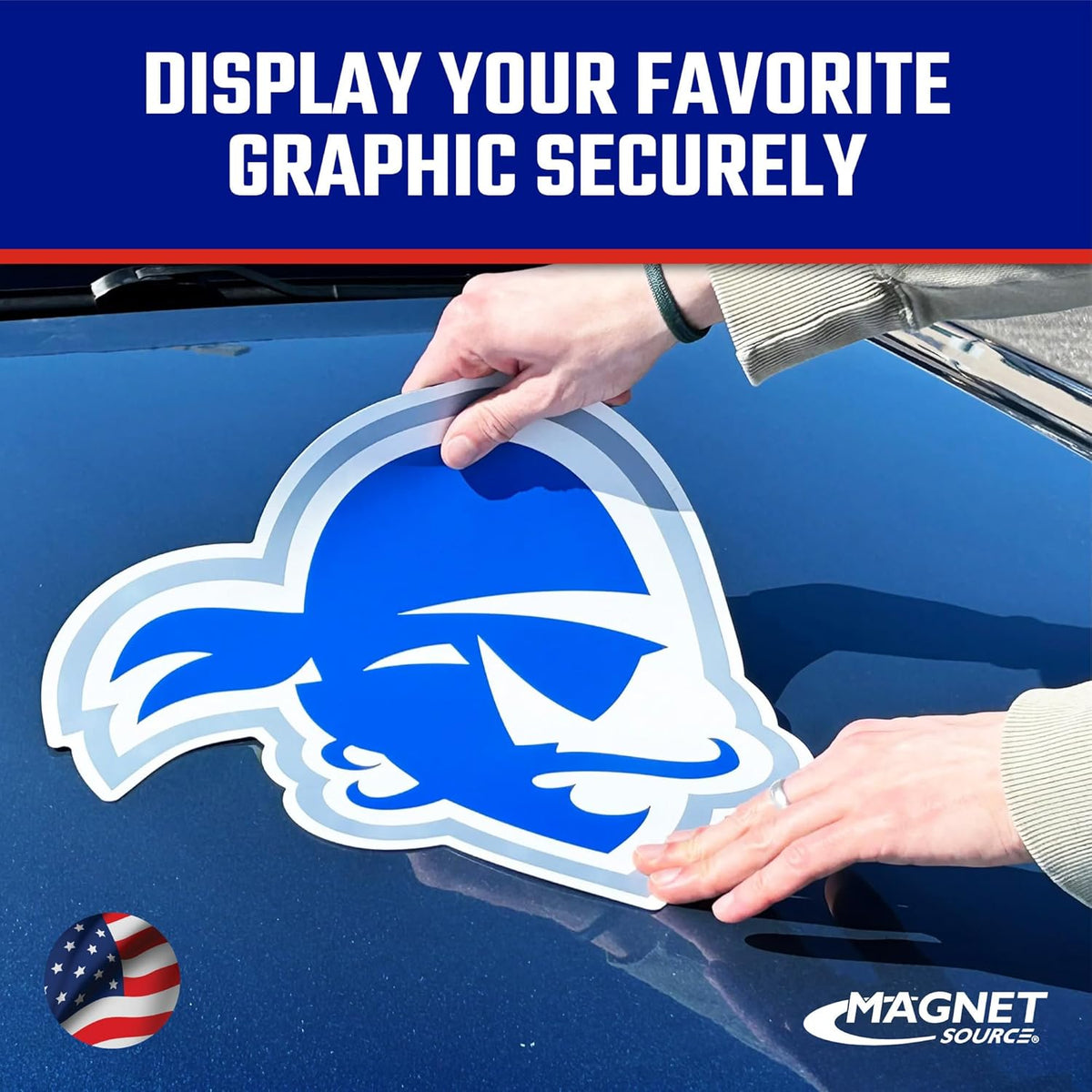 Flexible Magnetic Sheet - Non-Adhesive Magnet - Ideal for Car Signs - Strong DIY Magnets for Fridge, Dry Erase Board, Crafting - 24.5" L x 12" W - White Vinyl Front - 1-Pack