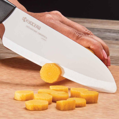 FK-140-WH Ceramic Santoku, Chef Knife for Your Cooking Needs, 5.5”, White