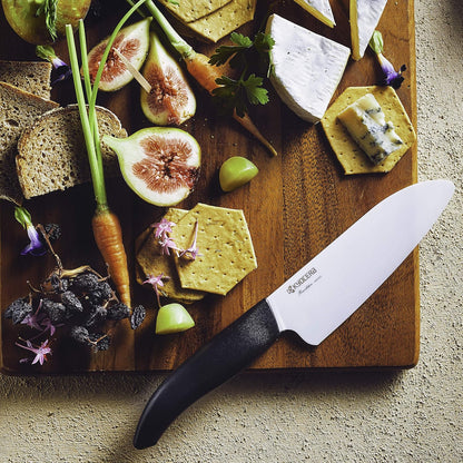 FK-140-WH Ceramic Santoku, Chef Knife for Your Cooking Needs, 5.5”, White