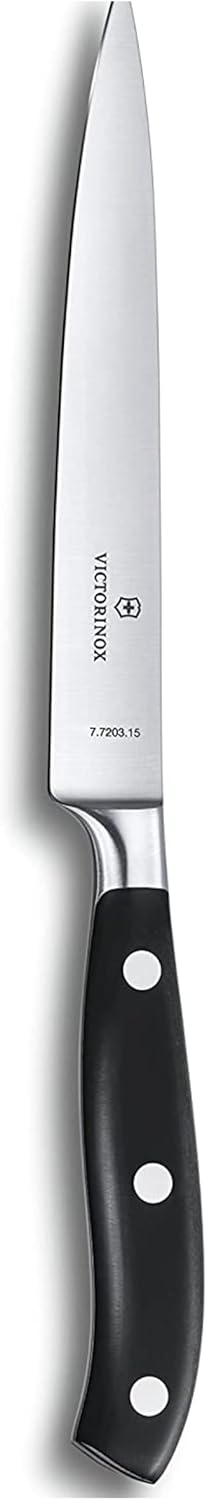 Grand Maître 6" Chef's Knife - Stainless Steel Kitchen Slicer | high-carbon blade with ergonomic non-slip handle. Professional Swiss quality for meat and vegetable prep