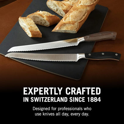 Grand Maître 6" Chef's Knife - Stainless Steel Kitchen Slicer | high-carbon blade with ergonomic non-slip handle. Professional Swiss quality for meat and vegetable prep