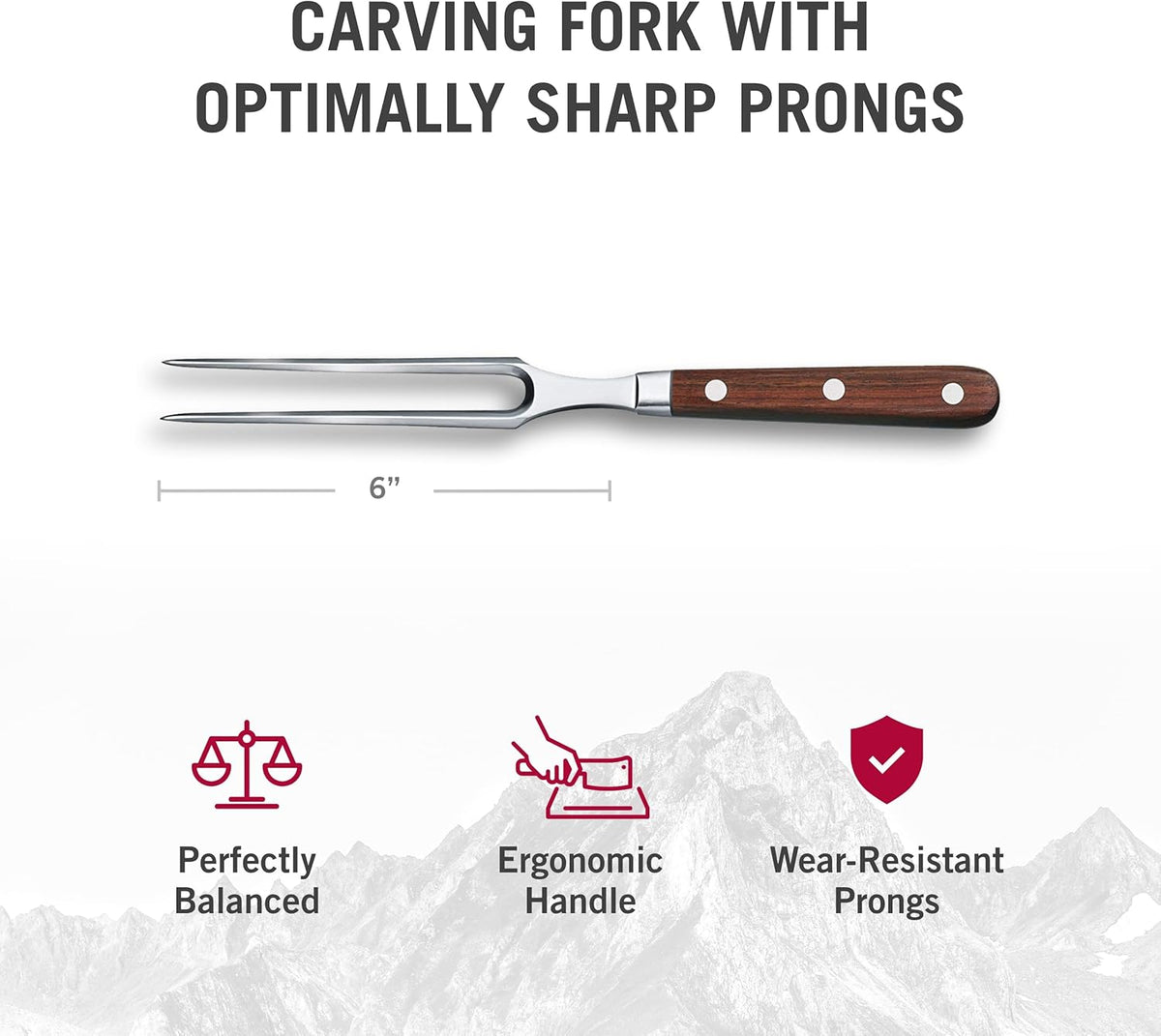 Grand Maître 6" Chef's Knife - Stainless Steel Kitchen Slicer | high-carbon blade with ergonomic non-slip handle. Professional Swiss quality for meat and vegetable prep