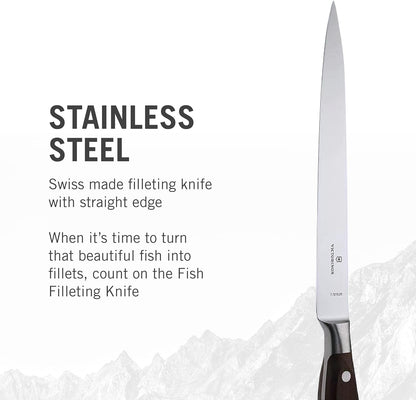 Grand Maître 6" Chef's Knife - Stainless Steel Kitchen Slicer | high-carbon blade with ergonomic non-slip handle. Professional Swiss quality for meat and vegetable prep