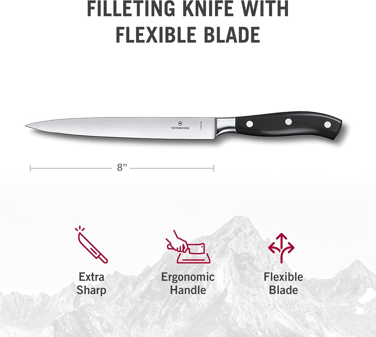 Grand Maître 6" Chef's Knife - Stainless Steel Kitchen Slicer | high-carbon blade with ergonomic non-slip handle. Professional Swiss quality for meat and vegetable prep