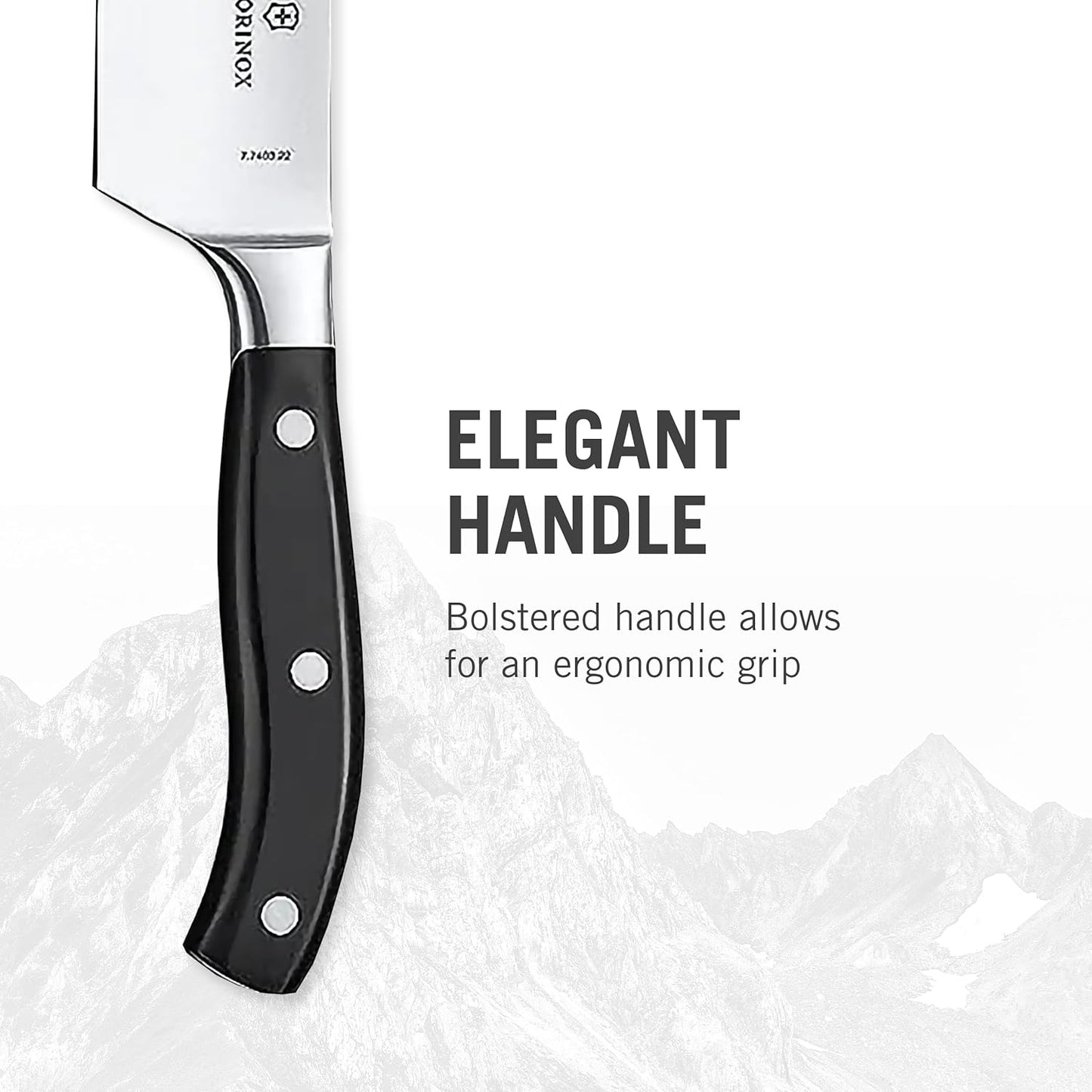 Grand Maître 6" Chef's Knife - Stainless Steel Kitchen Slicer | high-carbon blade with ergonomic non-slip handle. Professional Swiss quality for meat and vegetable prep
