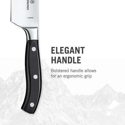 Grand Maître 6" Chef's Knife - Stainless Steel Kitchen Slicer | high-carbon blade with ergonomic non-slip handle. Professional Swiss quality for meat and vegetable prep