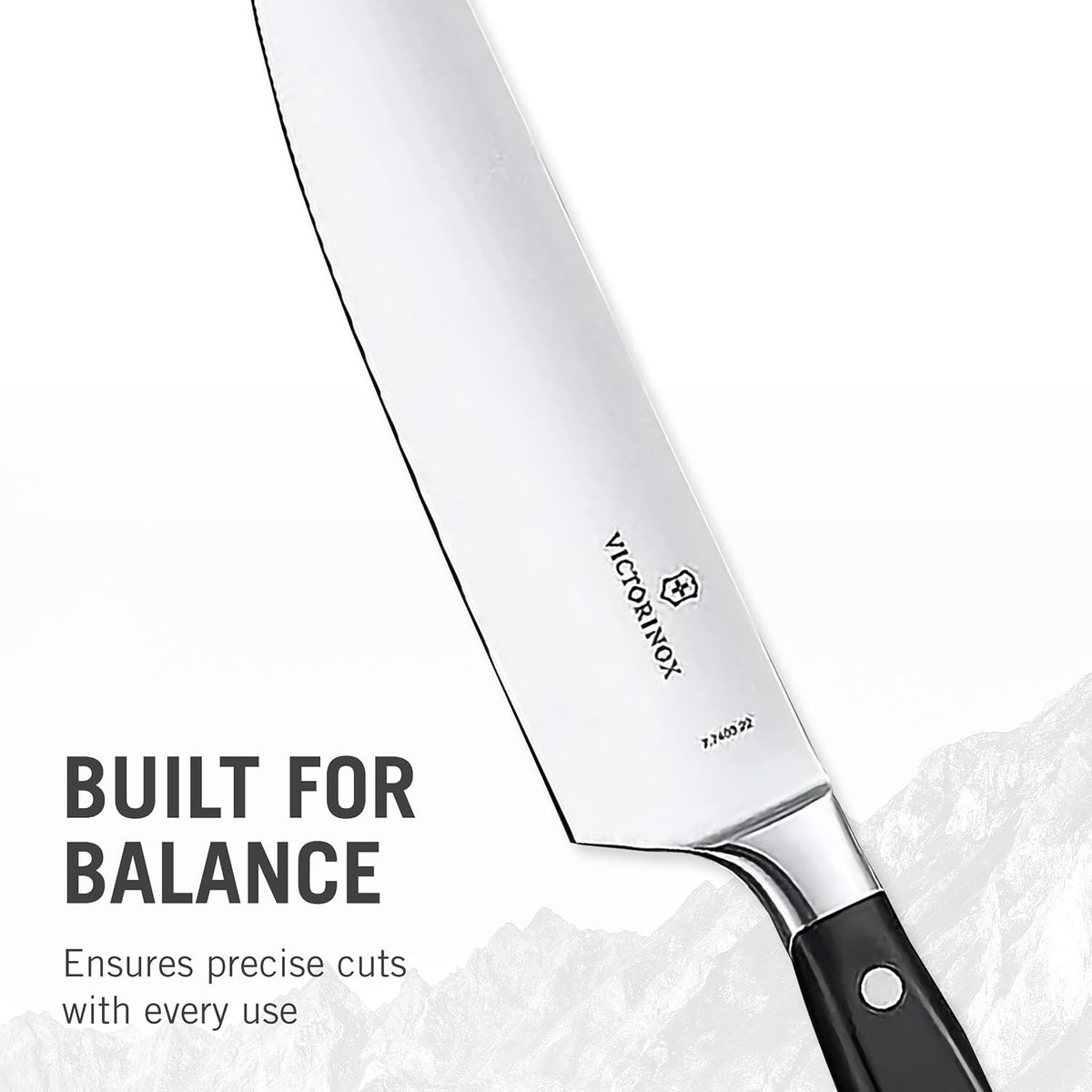 Grand Maître 6" Chef's Knife - Stainless Steel Kitchen Slicer | high-carbon blade with ergonomic non-slip handle. Professional Swiss quality for meat and vegetable prep