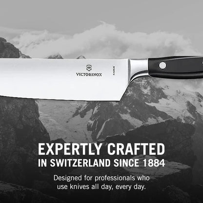 Grand Maître 6" Chef's Knife - Stainless Steel Kitchen Slicer | high-carbon blade with ergonomic non-slip handle. Professional Swiss quality for meat and vegetable prep