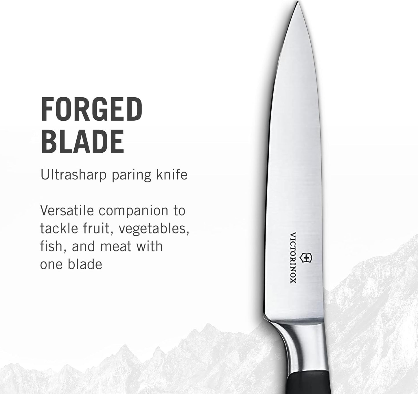 Grand Maître 6" Chef's Knife - Stainless Steel Kitchen Slicer | high-carbon blade with ergonomic non-slip handle. Professional Swiss quality for meat and vegetable prep