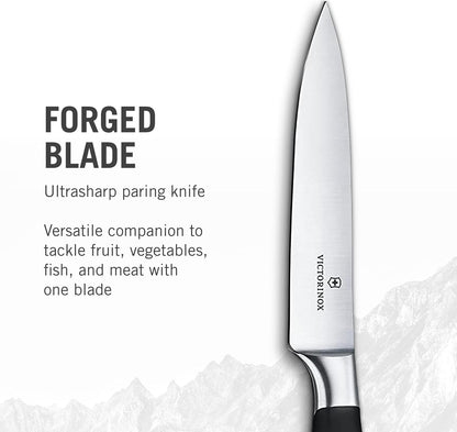 Grand Maître 6" Chef's Knife - Stainless Steel Kitchen Slicer | high-carbon blade with ergonomic non-slip handle. Professional Swiss quality for meat and vegetable prep