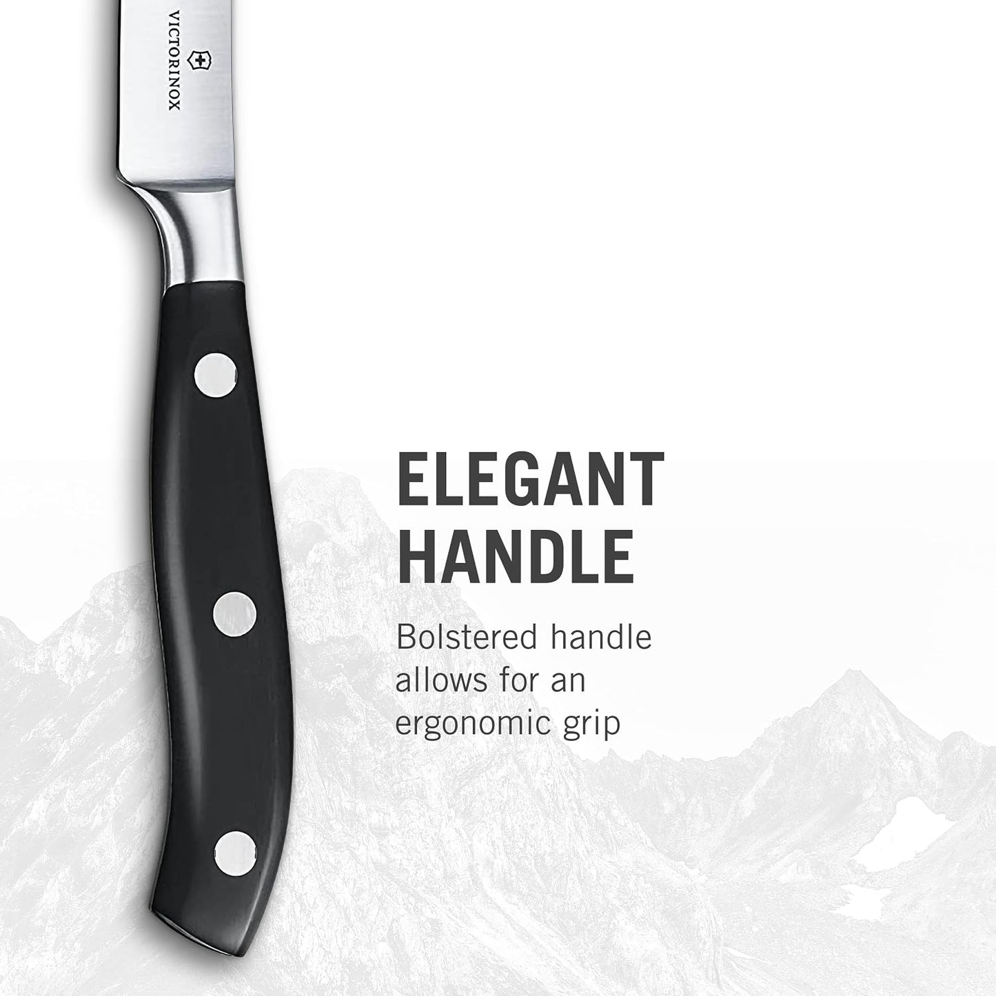 Grand Maître 6" Chef's Knife - Stainless Steel Kitchen Slicer | high-carbon blade with ergonomic non-slip handle. Professional Swiss quality for meat and vegetable prep