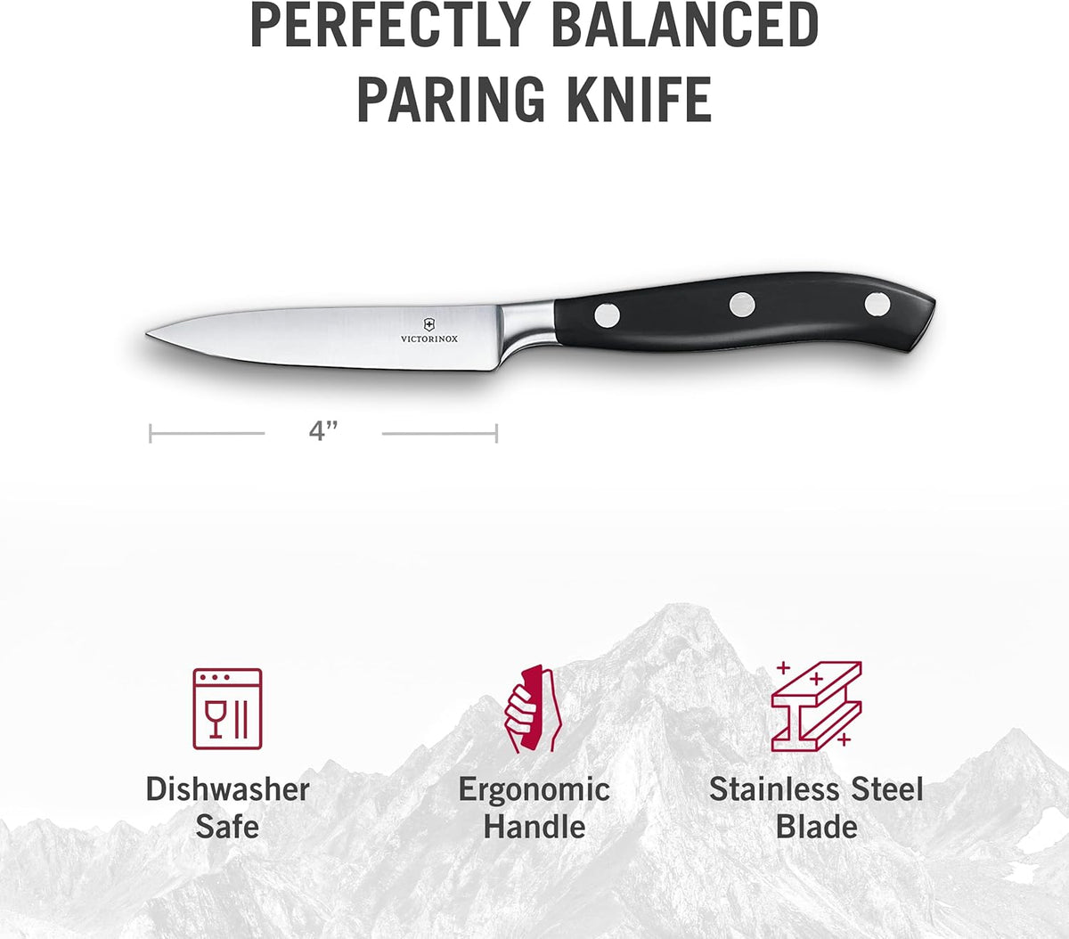 Grand Maître 6" Chef's Knife - Stainless Steel Kitchen Slicer | high-carbon blade with ergonomic non-slip handle. Professional Swiss quality for meat and vegetable prep