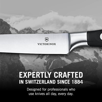 Grand Maître 6" Chef's Knife - Stainless Steel Kitchen Slicer | high-carbon blade with ergonomic non-slip handle. Professional Swiss quality for meat and vegetable prep