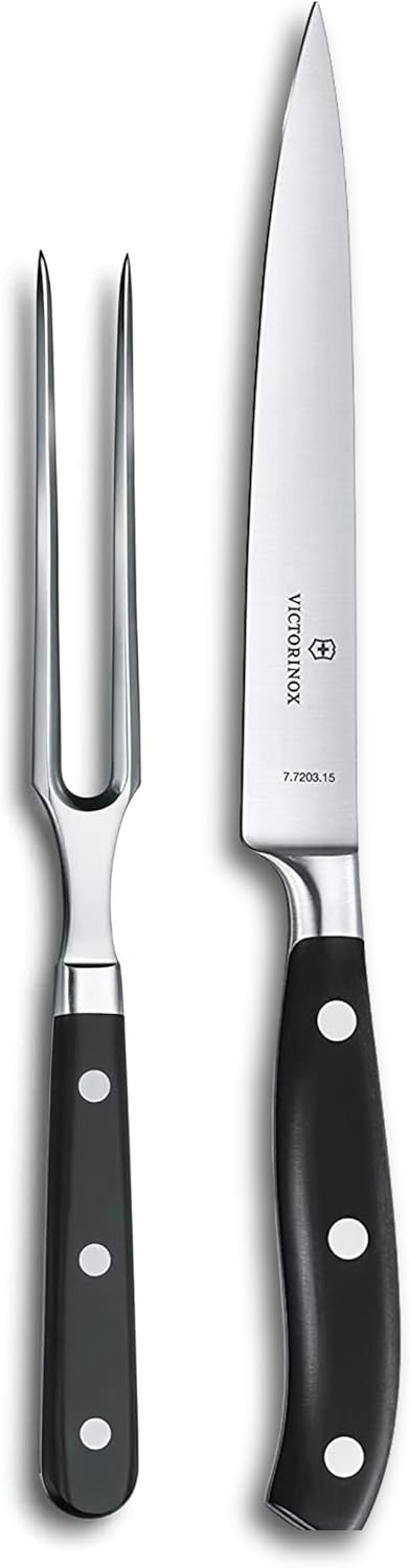 Grand Maître 6" Chef's Knife - Stainless Steel Kitchen Slicer | high-carbon blade with ergonomic non-slip handle. Professional Swiss quality for meat and vegetable prep