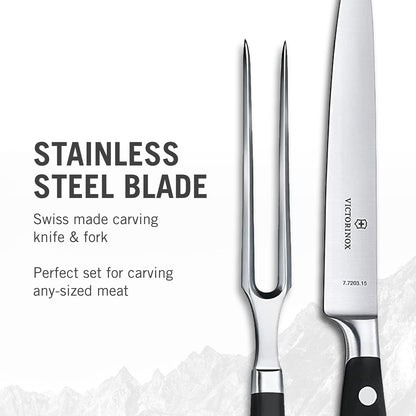 Grand Maître 6" Chef's Knife - Stainless Steel Kitchen Slicer | high-carbon blade with ergonomic non-slip handle. Professional Swiss quality for meat and vegetable prep