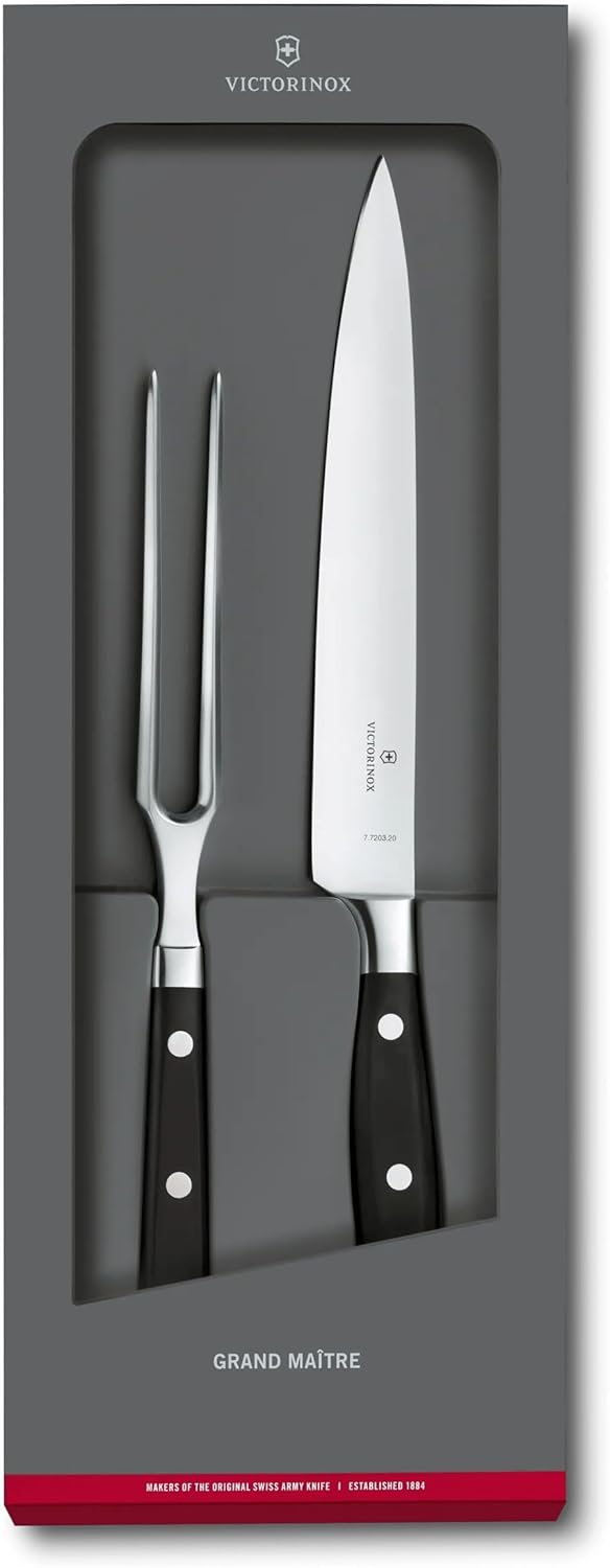 Grand Maître 6" Chef's Knife - Stainless Steel Kitchen Slicer | high-carbon blade with ergonomic non-slip handle. Professional Swiss quality for meat and vegetable prep