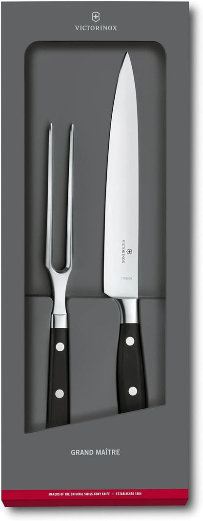 Grand Maître 6" Chef's Knife - Stainless Steel Kitchen Slicer | high-carbon blade with ergonomic non-slip handle. Professional Swiss quality for meat and vegetable prep