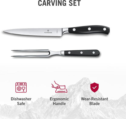 Grand Maître 6" Chef's Knife - Stainless Steel Kitchen Slicer | high-carbon blade with ergonomic non-slip handle. Professional Swiss quality for meat and vegetable prep