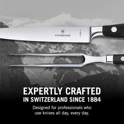 Grand Maître 6" Chef's Knife - Stainless Steel Kitchen Slicer | high-carbon blade with ergonomic non-slip handle. Professional Swiss quality for meat and vegetable prep
