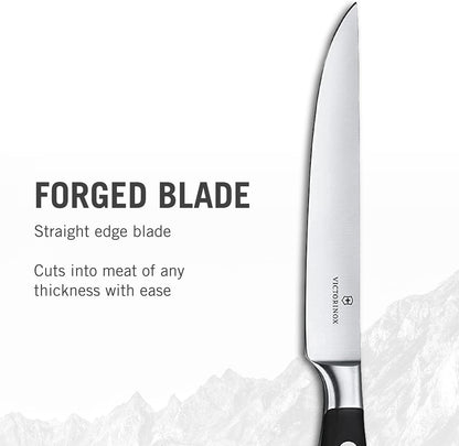 Grand Maître 6" Chef's Knife - Stainless Steel Kitchen Slicer | high-carbon blade with ergonomic non-slip handle. Professional Swiss quality for meat and vegetable prep