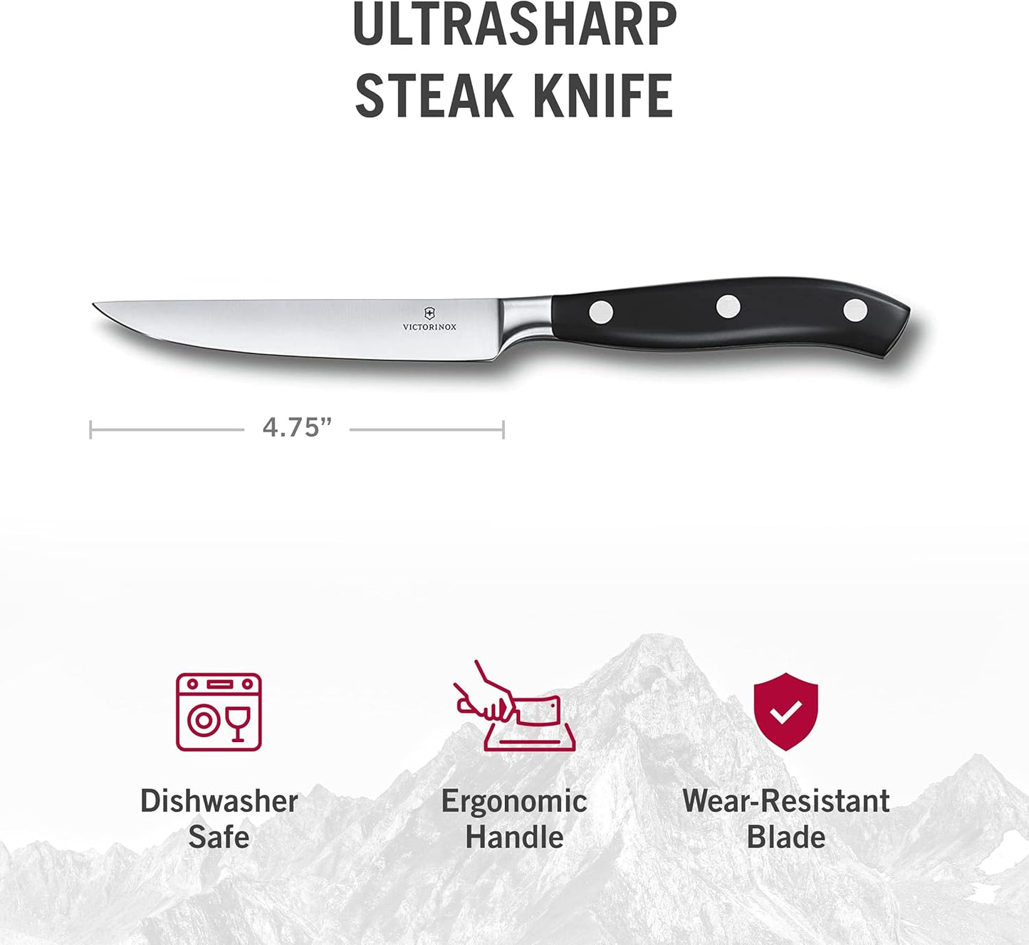 Grand Maître 6" Chef's Knife - Stainless Steel Kitchen Slicer | high-carbon blade with ergonomic non-slip handle. Professional Swiss quality for meat and vegetable prep