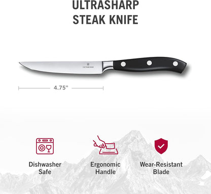 Grand Maître 6" Chef's Knife - Stainless Steel Kitchen Slicer | high-carbon blade with ergonomic non-slip handle. Professional Swiss quality for meat and vegetable prep