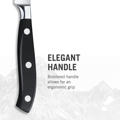 Grand Maître 6" Chef's Knife - Stainless Steel Kitchen Slicer | high-carbon blade with ergonomic non-slip handle. Professional Swiss quality for meat and vegetable prep
