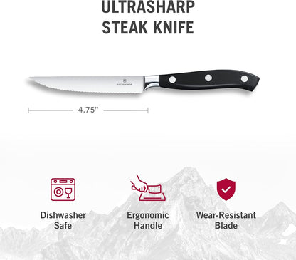 Grand Maître 6" Chef's Knife - Stainless Steel Kitchen Slicer | high-carbon blade with ergonomic non-slip handle. Professional Swiss quality for meat and vegetable prep