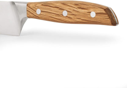 Arcos Jose Andres 10-Inch Fillet Knife Forged Meat Slicer | Professional NITRUM Stainless Steel Blade with Silk Edge | Ideal for Slicing Ham or Prosciutto | Ergonomic Holm Oak Wood Handle