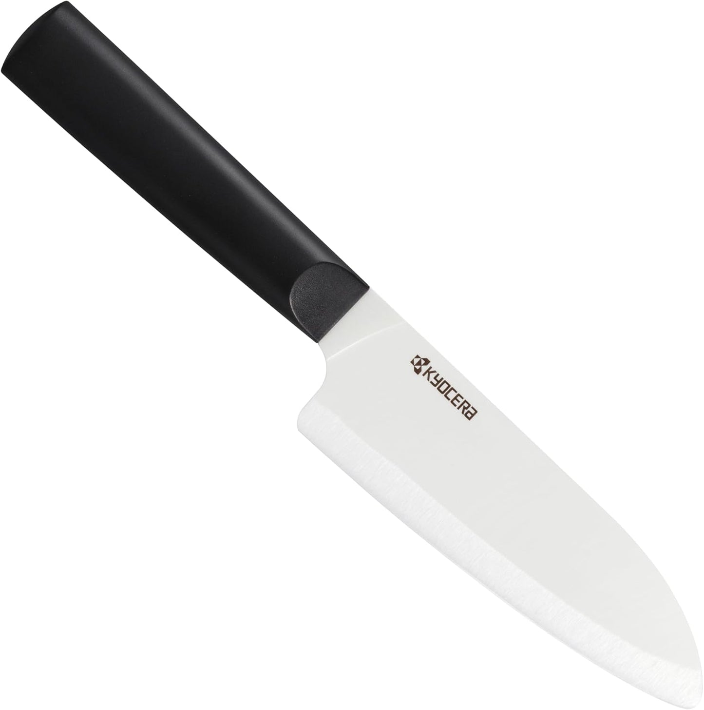 Kyocera INNOVATIONwhite 6" Ceramic Nakiri Knife - White Z212 Blade with Non-Slip Black Handle