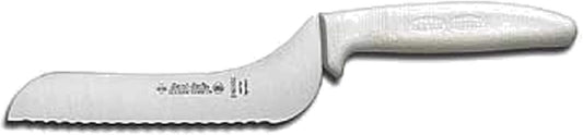 Dexter-Russell 5" Scalloped Offset Slicer, S163-5SC-PCP, SANI-SAFE series