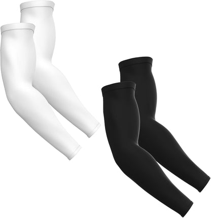 Arm Sleeves for Men Women, UV Sun Protection Compression Cooling Sun Sleeves Tattoo Cover - Volleyball Golf Baseball