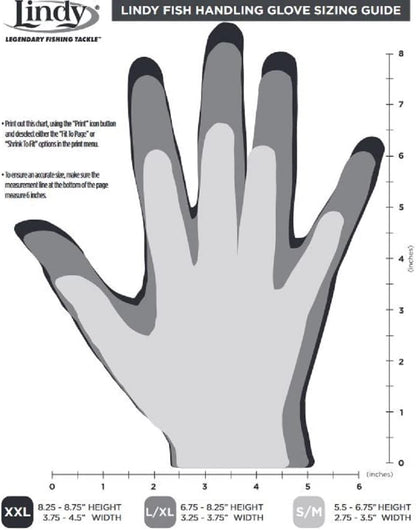 Lindy Fish Handling Glove Puncture-Proof and Cut Resistant Fish-Grabbing Glove