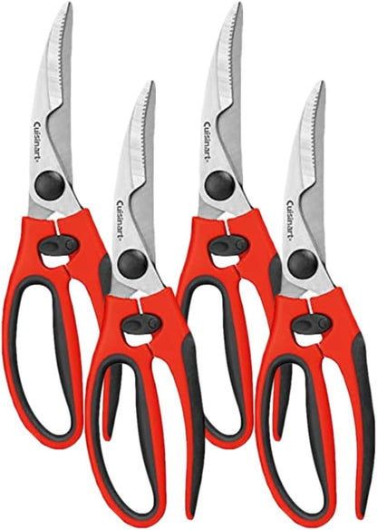 Cuisinart C77-2PSHR8B7R Classic Shears 2-Piece Set, 8" Black and 7" Red