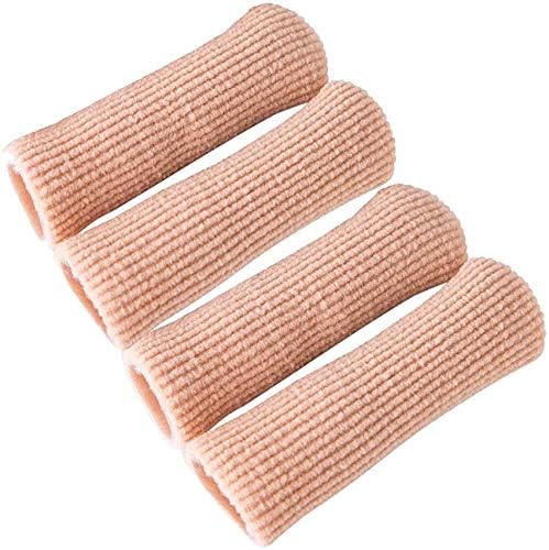 Makhry 4pcs Toe Protectors Gel Toe Caps Silicone Toe Covers Close Finger Toe Sleeve Tubes to Prevent Pain from Corn, Callus, Blisters 3 Size (S)