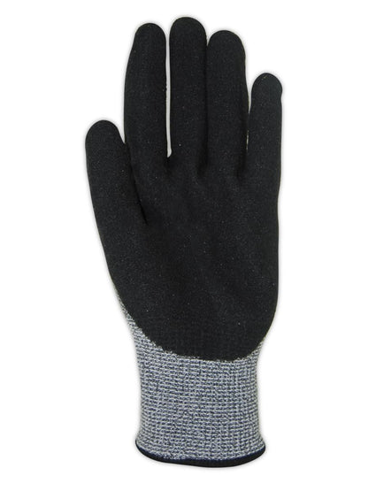 MAGID Griffin Gear ANSI A3 Hyperon Blended Sandy Nitrile Coated Work Gloves, 12 Pairs, Size 9/Large, GPD255