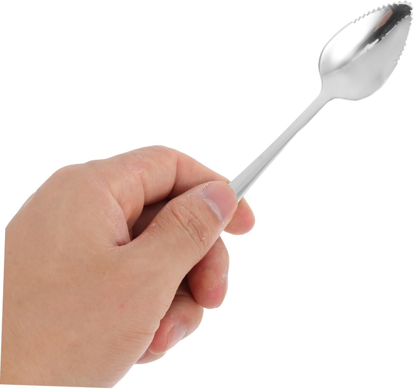KICHOUSE Stainless Steel Fruit Spoon and Grapefruit Knife Set Ergonomic Grip with Serrated Edges for Easy Cutting of Kiwi Citrus and Desserts Versatile Kitchen Utensils for Everyday Use