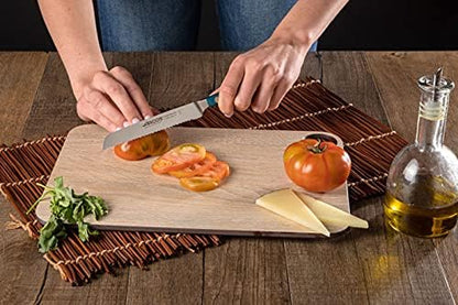 Arcos Forged Boning Knife in Nitrum Stainless Steel, Professional 6 Inch Butcher Knife for Removing Meat from Bones, Ergonomic Blue Handle, Brooklyn Series
