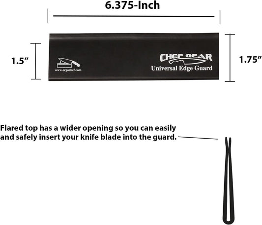 Ergo Chef (7-pc. Set) Universal Knife Blade Edge Guards for Chef’s and Kitchen Knives, Durable, BPA-Free, Sturdy ABS Plastic Assorted Colors and Sizes