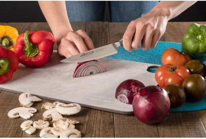Arcos Forged Paring Knife 4 Inch Stainless Steel. Sharp Kitchen Knife for Peeling Fruits and Vegetables. Ergonomic Polyoxymethylene Handle and 100mm Blade. Series Manhattan. Color Black