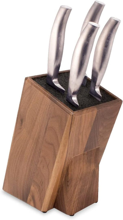 Kapoosh Universal Cutlery Block in Black Walnut