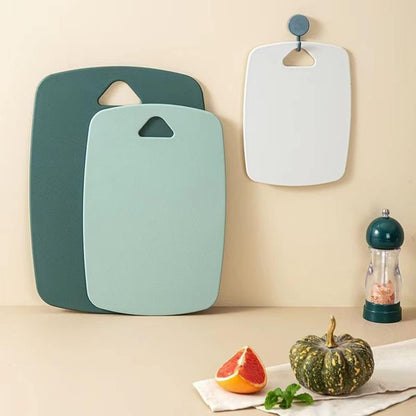 Plastic Cutting Board Set of 3, Cutting Boards for Kitchen,Thick Chopping Boards for Meat, Veggies, Fruits, with Easy Grip Handle,Dishwasher Saf,Suitable for outdoor camping, RV. (green)