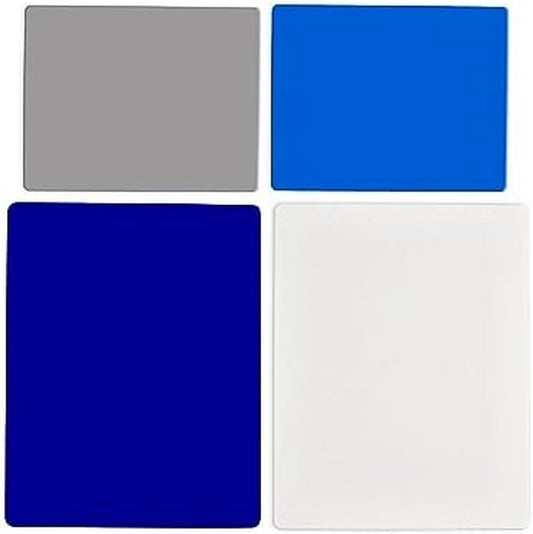 Farberware Flexible Kitchen Cutting Mat Set - Made in the USA - Cross-Contamination Prevention, 8x10 and 11x14 Inches, Non-Slip Design - Easy-Care Kitchen Essential, 4-Piece