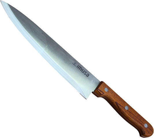 IMUSA 4pc Stainless Steel Steak Knife Set with Wood Handle