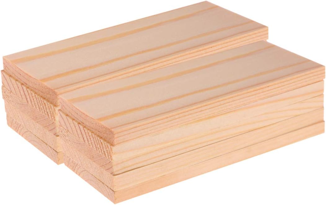 20pcs Basswood Carving Unfinished Wood Boards Sheets Beginners Premium Carving Blocks DIY Crafts Art Supplies