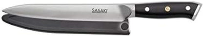 Sasaki 5228194 Masuta Japanese AUS-10 Stainless Steel Santoku Knife with Locking Sheath, 7-Inch