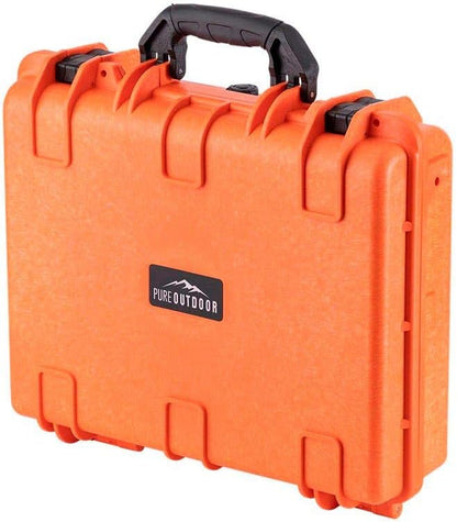 Monoprice Weatherproof/Shockproof Hard Case - Black Ip67 Level Dust and Water Protection Up to 1 Meter Depth with Customizable Foam, 10" x 9" x 7", 6.6 Liter
