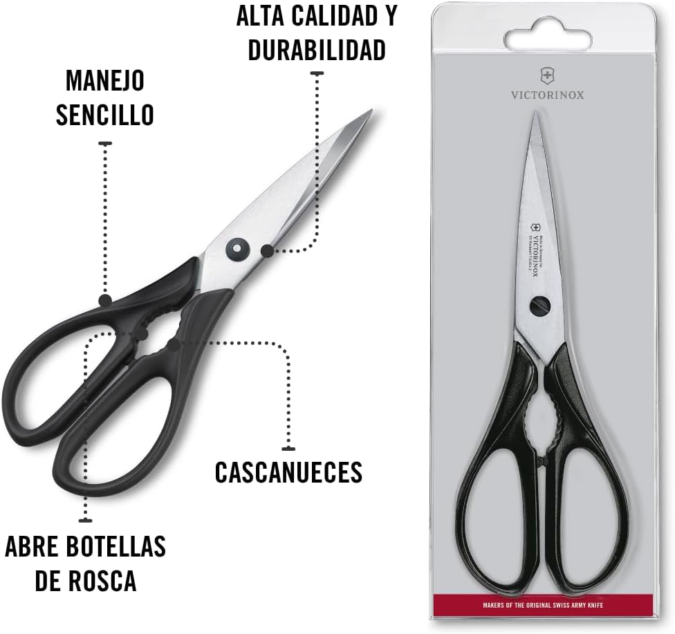 Victorinox Black Handled Kitchen Scissors